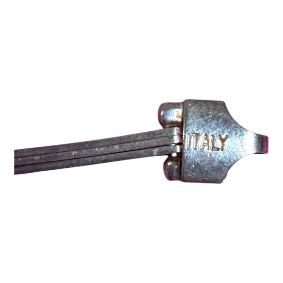 Silpada Sterling Silver 925 Binaro Bar Link Bracelet B0822 Retired Vintage Italy - Picture 5 of 11